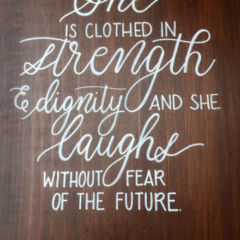 She is clothed with Strength