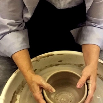 Our Founder, Ruth Alpha at the Potters Wheel