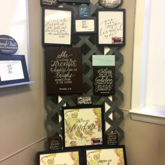 More of our Canvas Hand-Lettered Items